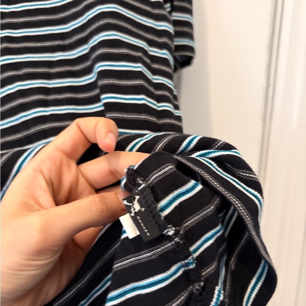 Vintage Oakley Striped Polo Shirt - Large - Picture 3 of 9
